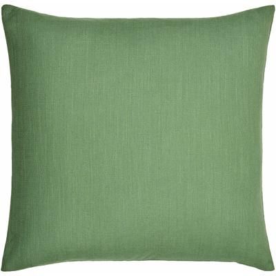 Royce 20" Square Modern Cotton Medium Green Lumbar Pillow - Boutique Rugs