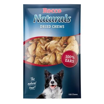x10 Dried Cows' Ear Rocco Natural Dog Chews