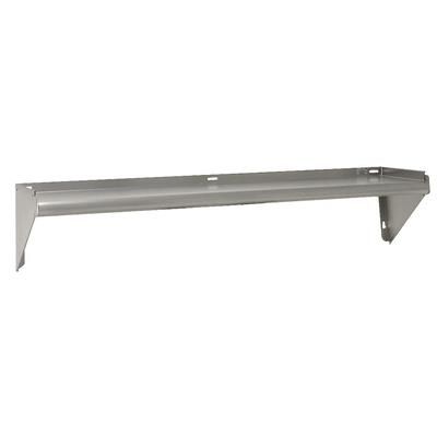 Advance Tabco AWS-KD-60 Solid Wall Mounted Shelf, 60"W x 11 1/8"D, Aluminum