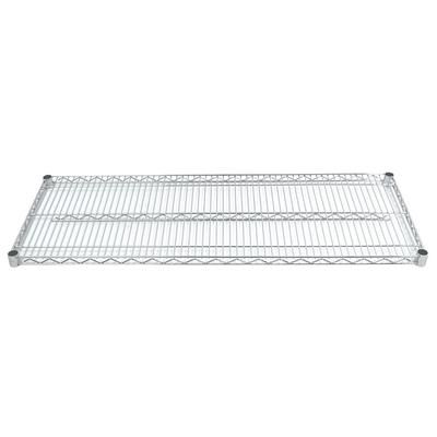 Advance Tabco EC-1860 Chrome Wire Shelf - 60"W x 18"D, Chrome Plated, Silver