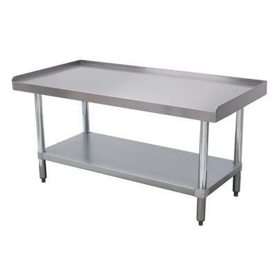 Advance Tabco EG-LG-303 36" x 30" Stationary Equipment Stand for General Use, Undershelf, Stainless Steel Top