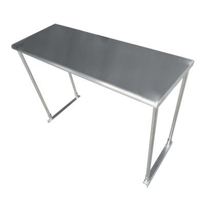 Advance Tabco ETS-18-60 Table Mount Overshelf - 60 1/4"L x 18"W x 14"H, 18 ga Stainless Steel, Square Ends