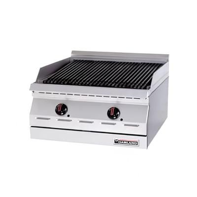 Garland GD-30RBFF LP 30" Countertop Charbroiler w/ High Lo Valve Control & Piezo Spark Ignition, Liquid Propane, Stainless Steel, Gas Type: LP