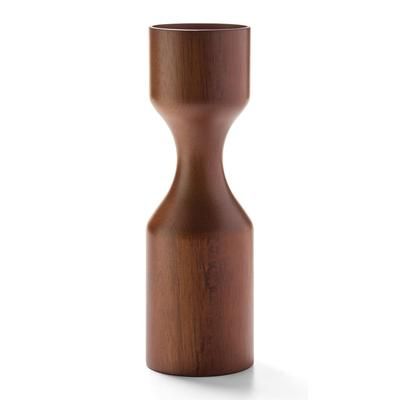 Hollowick 2117 Denmark Candlestick Base for HD17 & HD26 Fuel Cells - 9" x 2 3/4", Wood