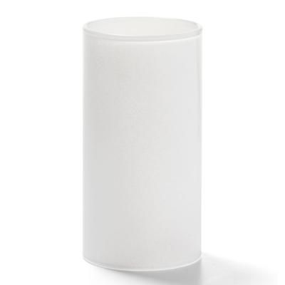 Hollowick 73SC Tall Cylinder Globe, 4 19/30 x 2 7/16", Glass, Satin