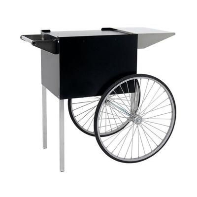 Paragon 3070710 Medium Popcorn Cart for Professional 6 & 8 Ounce Poppers w/ Storage, Black