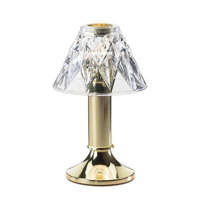 Sterno 85442 Diamond Cut Candle Lamp Shade for 85198 & 85200, Clear, Case of 6