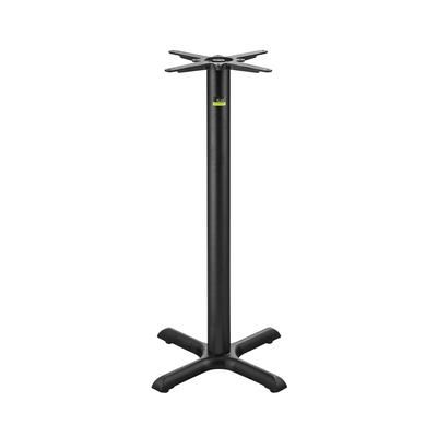 Flat Tech CT2017 40 3/4" Bar Height Table Base for 24" Square & 26" Round Table Tops, Cast Iron, Black