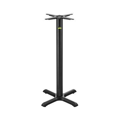 Flat Tech CT2017 40 3/4" Bar Height Table Base for 24" Square & 26" Round Table Tops, Cast Iron, Black
