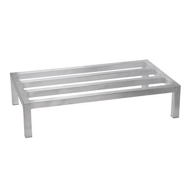 Winco ASDR-1424 24" Stationary Dunnage Rack w/ 1200 lb Capacity, Aluminum, Silver