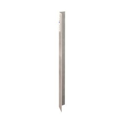 New Age 97873 36"L Corner Guard, Aluminum, Silver