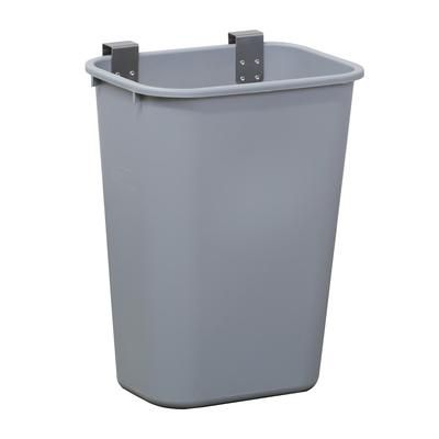 Lakeside 206-4 Jumbo Waste Basket w/ Hanger Strap, Polyethylene, Gray