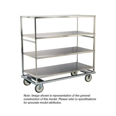 Lakeside 566 Queen Mary Cart - 5 Levels, 1000 lb. Capacity, Stainless Steel, Raised Edges