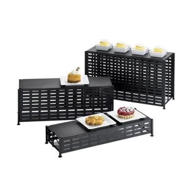 Cal-Mil 1247-11 Rectangular Buffet Riser - 21"W x 7 1/2"D x 11 1/2"H, Iron, Black