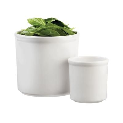 Cal-Mil 1950-32-15 32 oz Salad Crock - Melamine, White, Pack of 4