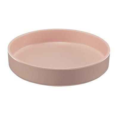 Cal-Mil 22017-8-108 8 1/4" Round Melamine Hudson Plate, Blush, Pink