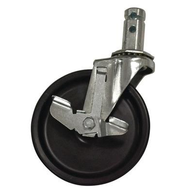 Advance Tabco RA-65 5" Stem Caster w/ Brake for UR10, UR12, OT10 6 & OT20 3