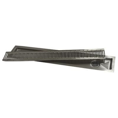 Advance Tabco TA-522 Drop-In Urn Trough, 24" Lx4 3/4" Wx1 1/4" D, Includes Cover, Drain