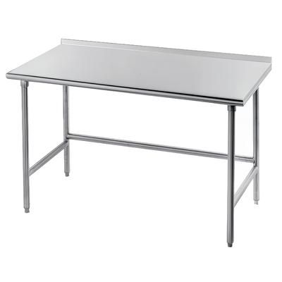 Advance Tabco TFAG-302 24" 16 ga Work Table w/ 430 Series Stainless Steel Top, 1 1/2" Backsplash