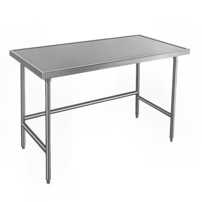 Advance Tabco TVSS-240 30" 14 ga Work Table w/ 304 Series Stainless Steel Flat Top