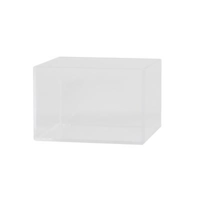 Cal-Mil 22313-4-12 6" Square Display Box - 4"H, Acrylic, Crystal Clear