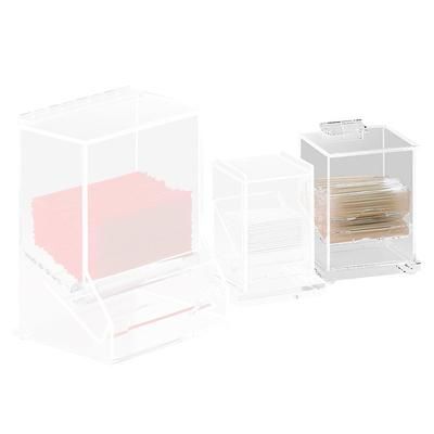 Cal-Mil 304 Clear Acrylic Wrapped Toothpick Dispenser, 4 1/2 x 3 1/2 x 5 1/4" H