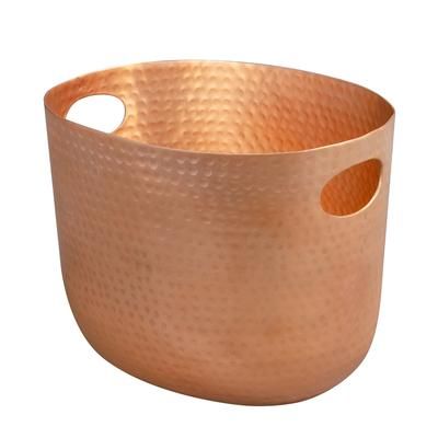 American Metalcraft ATHC9 7 3/4 qt Oval Cooling Tub - 12 1/4"L x 9"W x 8 3/4"H, Aluminum, Copper