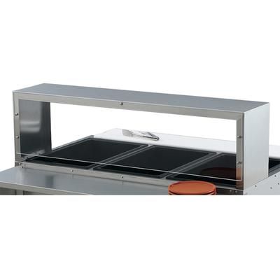 Vollrath 38045 76" Work/Overshelf - 76" x 10" x 13", Stainless, Stainless Steel