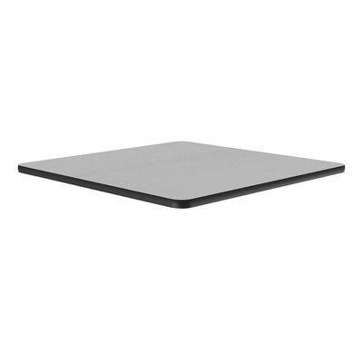 Correll CT36S-15-09 36" Square Cafe Breakroom Table Top, 1 1/4" High Pressure, Gray Granite, 1.25 in