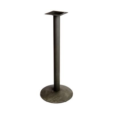 Oak Street B18DISC-BAR 18" Round Table Base - Steel, Powder Coated, Black