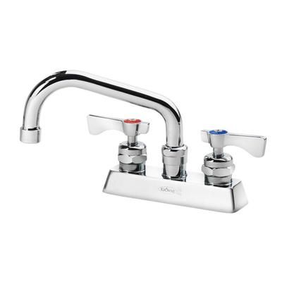 Krowne 15-306L-L-E6 Deck Mount Faucet w/ 6" Swing Spout & Lever Handles - 4" Centers, 2.2 GPM