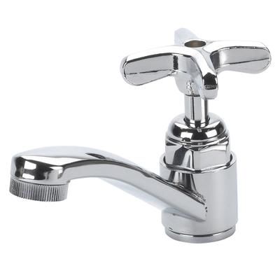 Krowne 16-152L Deck Mount Steam Table Faucet - 4 1/4" Swing Spout, Single Hole