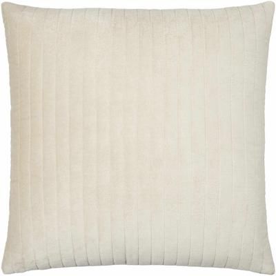 Rania 20" Square Modern Cotton Medium Gray/Bone/Ash/Beige Throw Pillow - Boutique Rugs