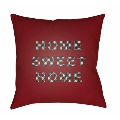 Lilli 20" Square Modern Light Brown/Light Silver/Brick Red/Dark Brown Outdoor Throw Pillow - Boutique Rugs