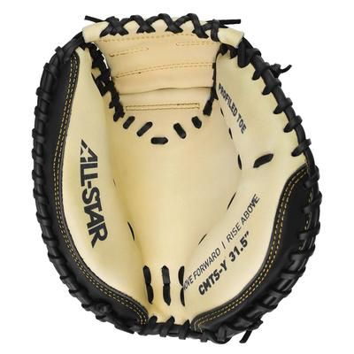 All Star Top Star Youth 31.5" Baseball Catcher's Mitt - Left Hand Throw Black/Tan