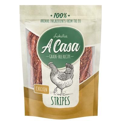 100g Chicken Chew Stripe Lukullus A Casa Dog Treats