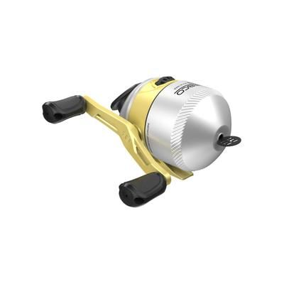 Zebco 33 MAX Gold Spincast Reel 2+1 Bearings w/ a Smooth and ful 2.6-1 Ratio and Instant Anti-Reverse Lightweight Graphite Frame Silver/Gold Clam Pack