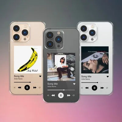 DIY Custom Music Plaque Phone Case Album Cover for iPhone 15 14 13 12 11 Pro Max X XS 7 8 Plus Soft