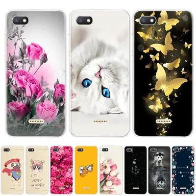 For Cover xiaomi redmi 6a Case redmi 6a Phone Cases silicon Soft tpu Back Cover for Xiaomi Redmi 6A Redmi6A A6 case bumper Coque
