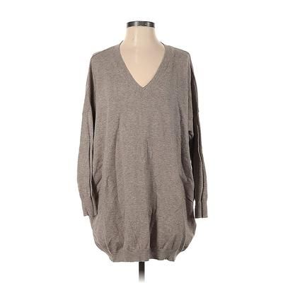 Lulus Pullover Sweater: Gray Tops - Women's Size X-Small