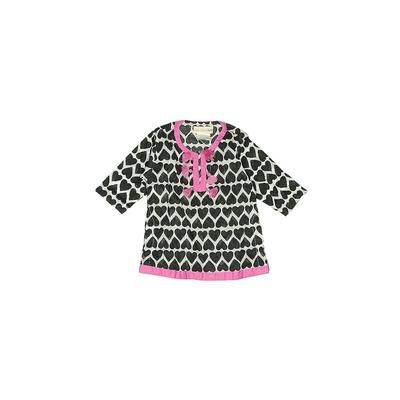 Pottery Barn Kids 3/4 Sleeve Blouse: Pink Tops - Size 3-6 Month