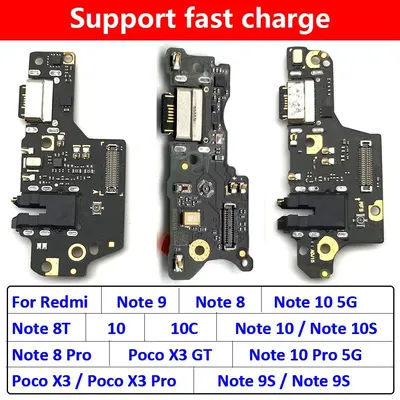 For Xiaomi Poco X3 Pro GT Redmi 10C 10 Prime Note 8 8T 9S 9 Pro 10S USB Micro Charging Port Dock