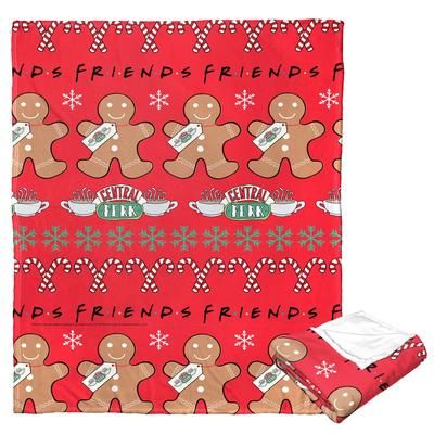 Wb Friends Gingerbread Pattern Silk Touch Throw Blanket by The Northwest in O