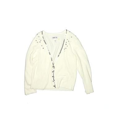 Limited Too Cardigan Sweater: White Tops - Kids Girl's Size X-Large
