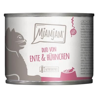 6x200g Duck & Chicken Duo MjAMjAM Wet Cat Food