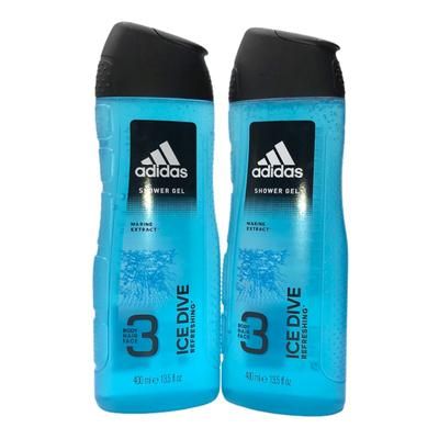 Adidas Grooming | Adidas Shower Gel Ice Dive 3 Hair-Body- Face 13.5 | Color: Blue | Size: Os