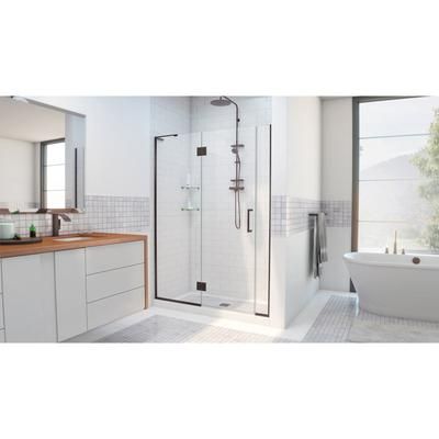Dreamline DreamLine Unidoor-X 39 - 39 1/2 inch W x 72 inch H Frameless Hinged Shower Door in Oil Rubbed Bronze D1270672-06