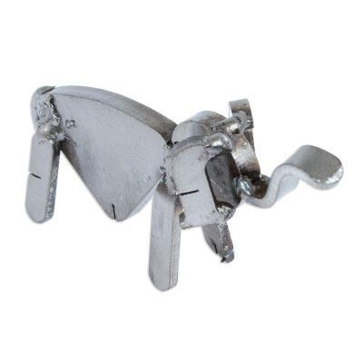 Microelephant,'Recycled Auto Parts Elephant Figurine Handmade in Mexico'