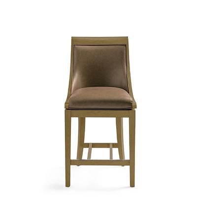 Avondale Swivel Bar & Counter Stool - Counter Height (26" Seat), Harvest, Bonded Leather, Harvest//Marbled Stone/Counter Height - Grandin Road