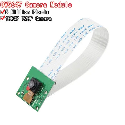 Raspberry Pi 3 modèle B + Module de caméra 1080p 720p Mini caméra 5MP Webcam caméra vidéo compatible pour Raspberry Pi 2 modèle B